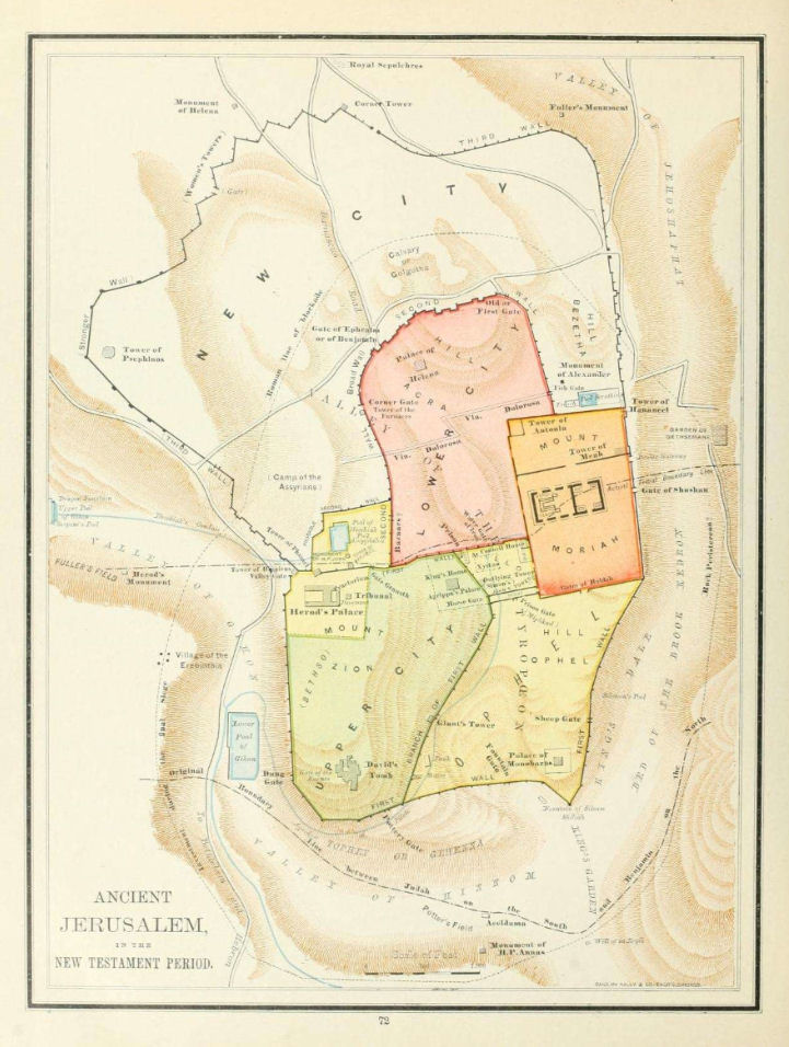 Map of Ancient Jerusalem